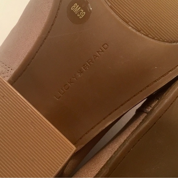 NWOB Lucky Brand Leather ‘Bryanna’ Mules - Picture 11 of 13